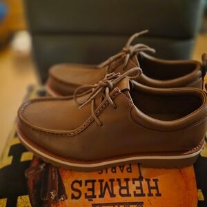 Coach Tan Leather Men's Oxfords